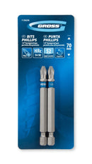 BITS PHILLIPS PH2, ACO RAPIDO, 70MM GROSS