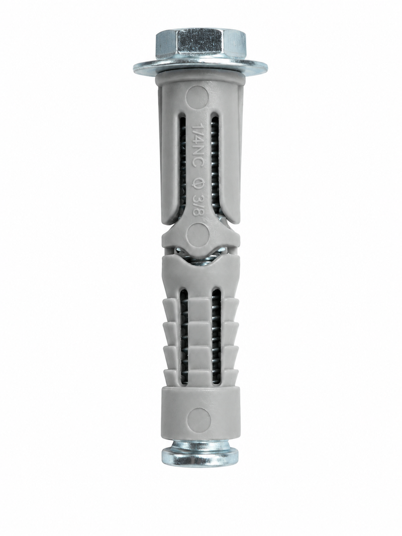 CHUMBADOR DE NYLON 1/4 X 2 COM PARAFUSO (L:P063129001)