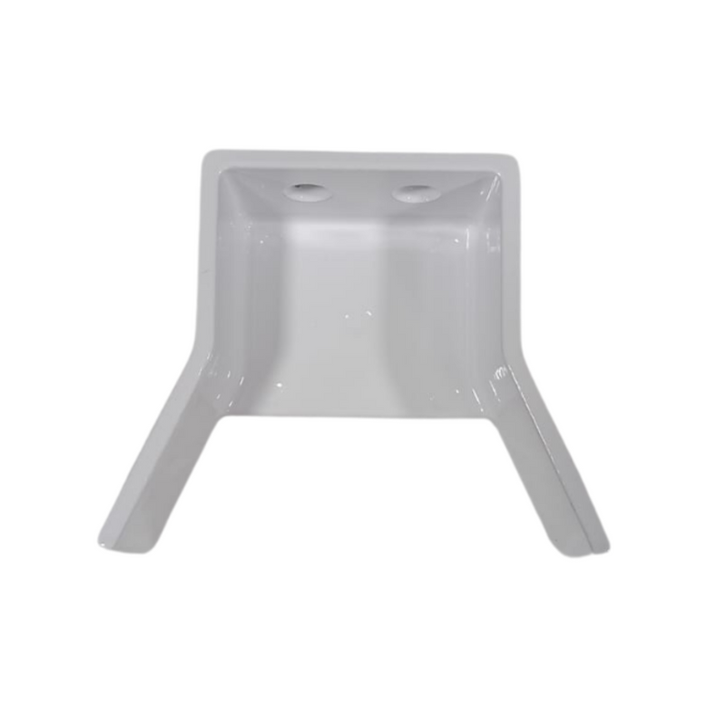 Espera Batente P/ Portão Aluminio Fechada 50MM - PINT BRANCO