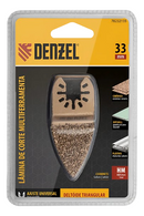 LAMINA MULTIFERRAMENTA, DELTOIDE, HM, PARA LADRILHO E MADEIRA, 33 MM, 1PC// DENZEL