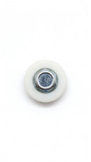 PINO GUIA DE NYLON 48MM X 18MM C/ EIXO ROSCADO 1/2" X 120MM C/ DUAS PORCAS (NYLON)