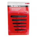 JOGO EXTRATOR SACA PINOS, QUADRADA RETA, 5PCS // MTX