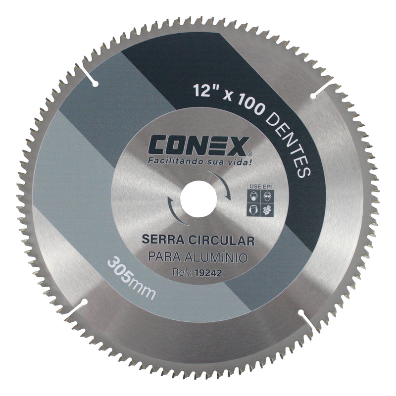 SERRA CIRCULAR VIDEA PARA ALUMINIO 305mm 12 X100D FURO 30-25,4MM CONEX