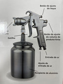 PISTOLA DE PINTURA ALTA PRODUCAO 1,8MM - WORKER