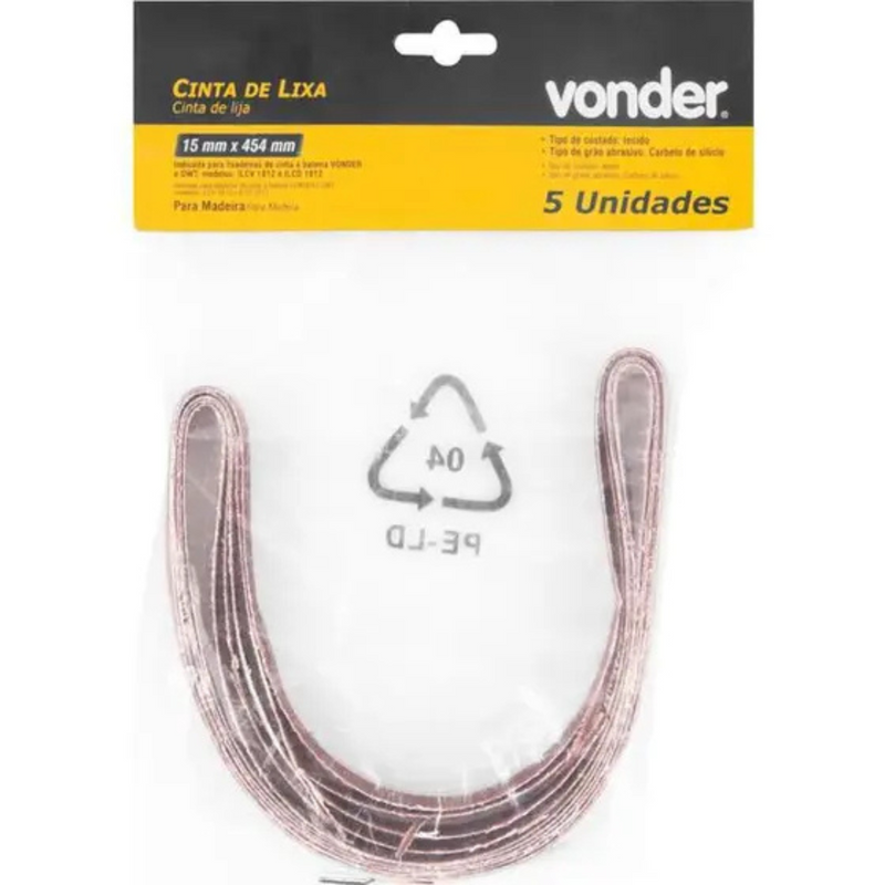 CINTA LIXA  15X454MM G 80 (EMB.05PCS)VD