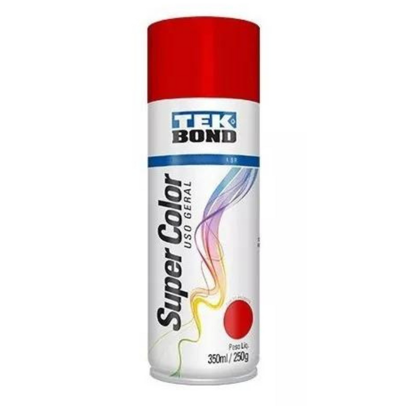 TINTA AEROSSOL VERMELHO USO GERAL 350 ML/250G TEKBOND