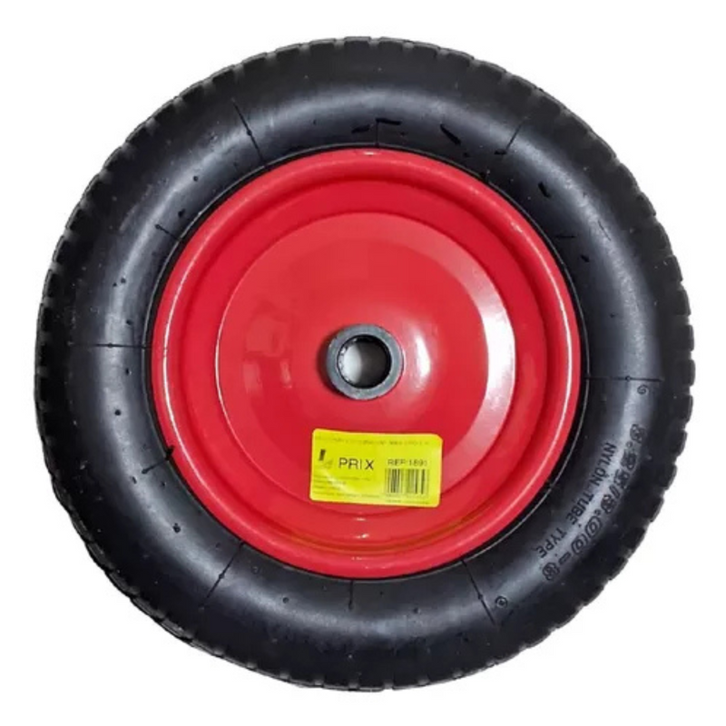 PNEU COM ARO COMPLETO 3,25x8 CAP. 90KG C/ROLETE PRIX 1/1