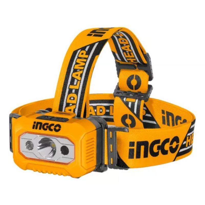 LANTERNA PARA CABECA INGCO 100/200 LUMENS COM BATERIA ALCALINA 3AAA