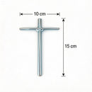 SUPORTE INVISIVEL 15CM GALVANIZADO