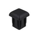 P602 - PONTEIRA QUADRADA PLASTICA 15X15/16X16 INTERNA PRETA