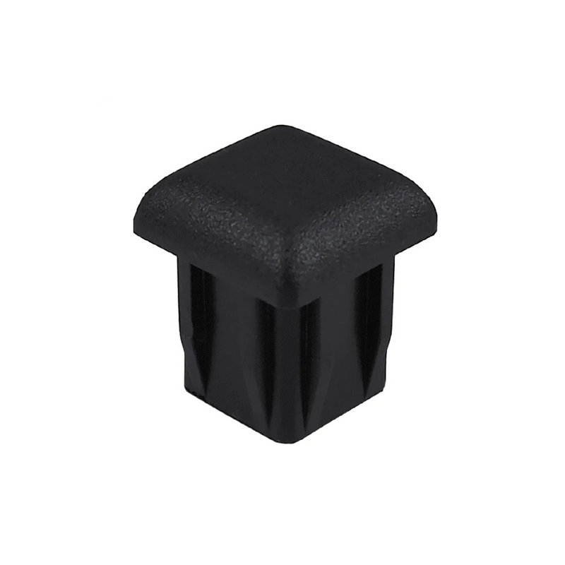 P602 - PONTEIRA QUADRADA PLASTICA 15X15/16X16 INTERNA PRETA