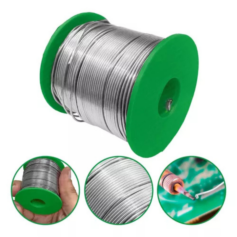 ESTANHO FIO 40 X 60 1,5mm ROLO 500g VERDE EMAVI