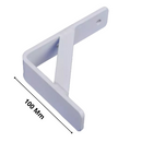 SUPORTE BATENTE LATERAL DE PORTAO 100MM - BRANCO