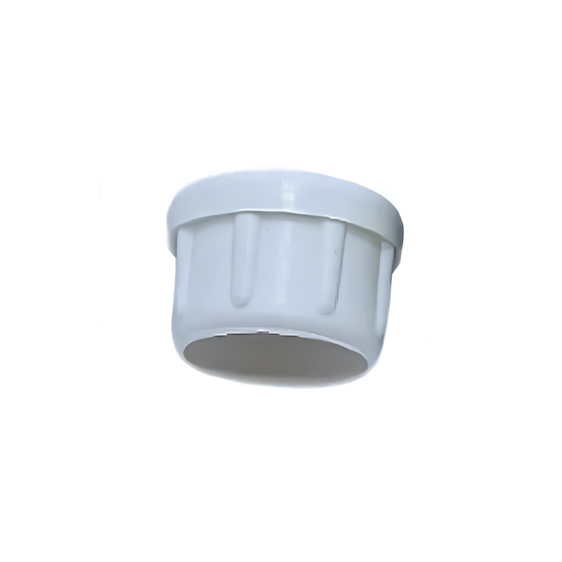 B521 - PONTEIRA REDONDA 5/8 INTERNA PLASTICA BRANCA (ABAULADA)