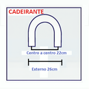 Curva 180 1 1/2" GV cadeirante