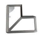 CANTONEIRA ALUM. TG072 - 50 X 100 MM