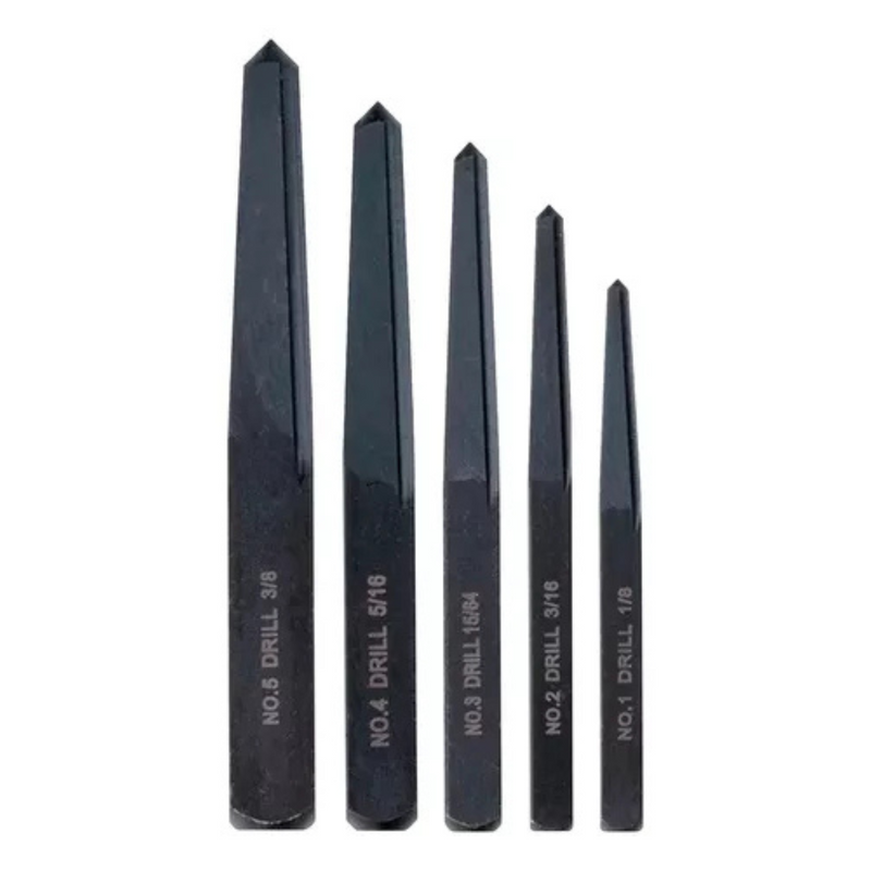 JOGO EXTRATOR SACA PINOS, QUADRADA RETA, 5PCS // MTX