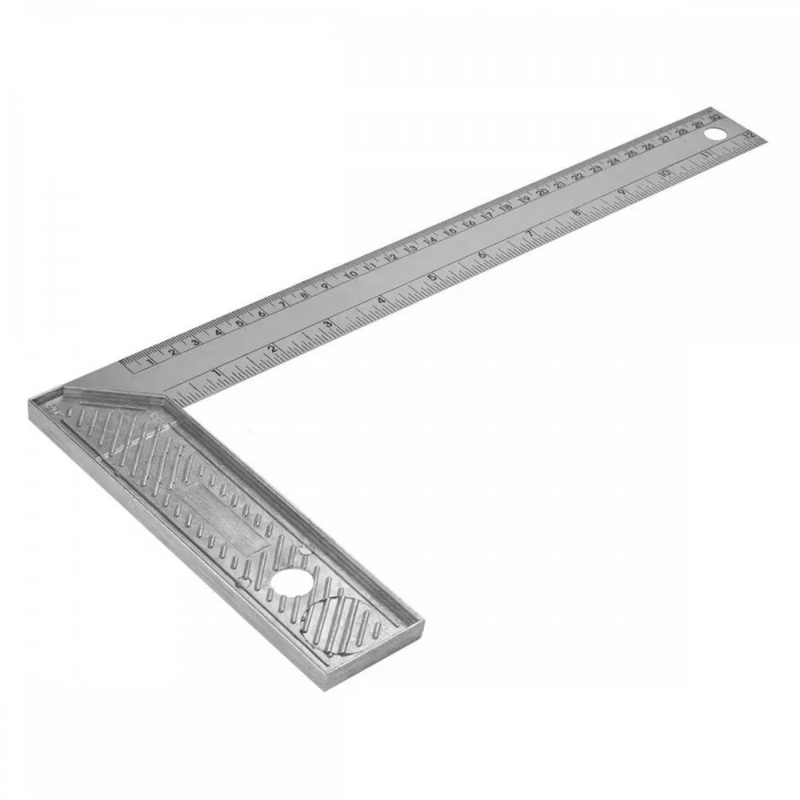 ESQUADRO ACO INOX 14" 350MM CB ALUM - WORKER
