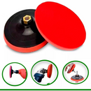 SUPORTE PARA DISCO DE LIXA COM VELCRO, ADAPTADOR ROSCA M14 PARA FURADEIRA, 125MM, 1PC // MTX
