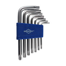 CHAVE HEXALOBULAR TORX (TORQUE) T10 A T40 7 PCS - BRASFORT