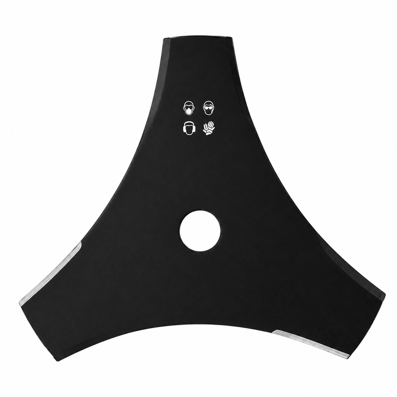 LAMINA ROCADEIRA 3 PONTAS ACO TEMPERADO FURO 300mm 20mm MUNDI