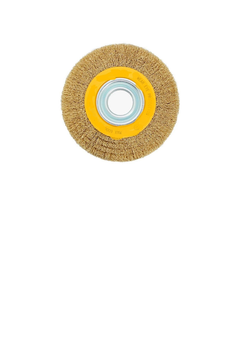 ESCOVA ACO CIRCULAR ONDULADA 6" X 1"