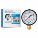 Manômetro Genebre 1/4 BSP 0-25 Bar 0-400 PSI Ø53mm