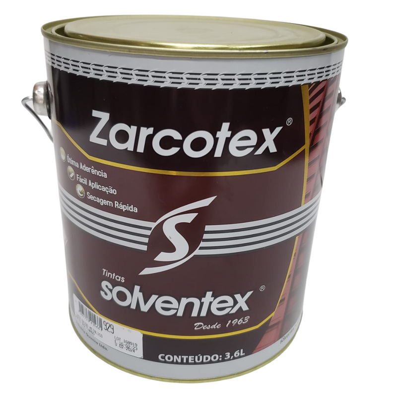 TINTA ZARCAO OXIDO METALICO PRETO ACETINADO 3,6 L