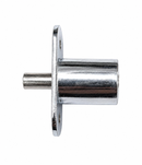 Fechadura para Móveis 22mm Com 2 Chaves Aço Cromado