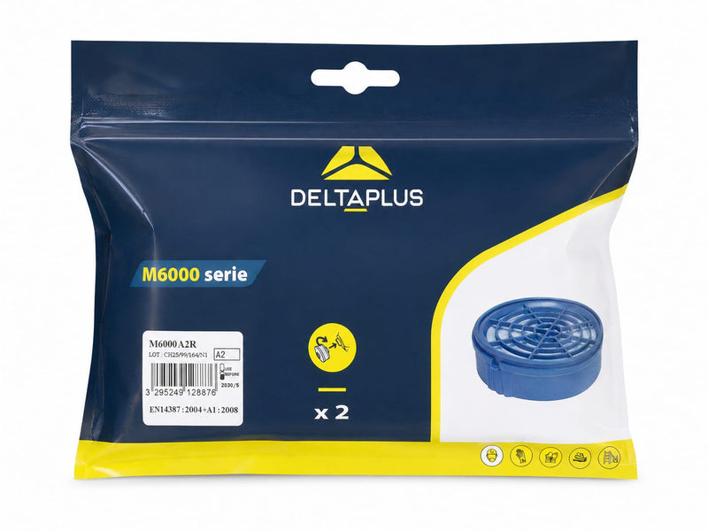 A2 FILTROS VAPORES ORGANICOS M6000 A2R DELTAPLUS