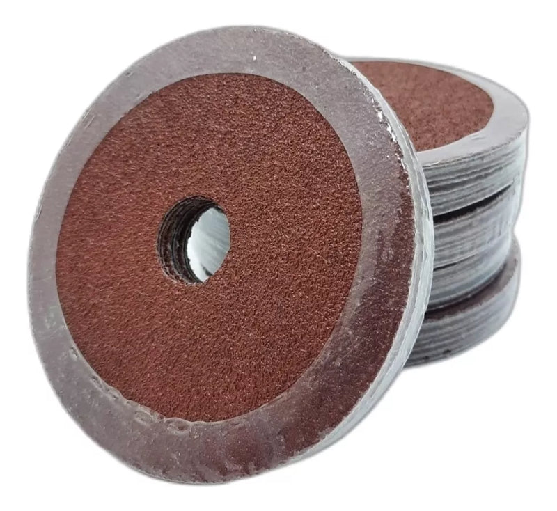DISCO DE FIBRA LIXA 115 X 22MM. GRIT 100 - OA FERTAK