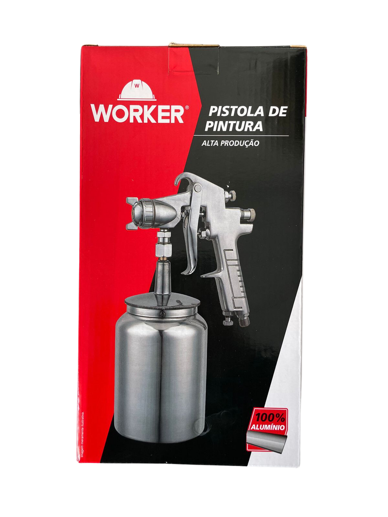 PISTOLA DE PINTURA ALTA PRODUCAO 1,8MM - WORKER