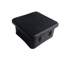 P605 - PONTEIRA QUADRADA INTERNA 30X30 PRETA PLASTICA (RETA)