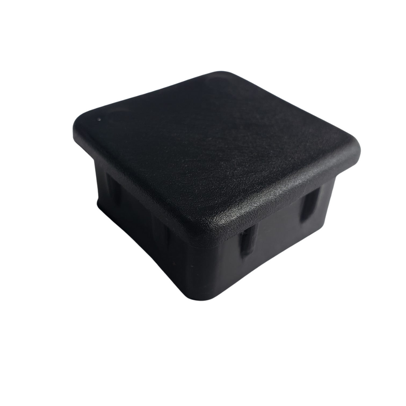 P605 - PONTEIRA QUADRADA INTERNA 30X30 PRETA PLASTICA (RETA)