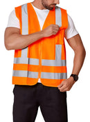 Colete Refletivo Laranja AV com Zíper XG Plastcor Cl. 2