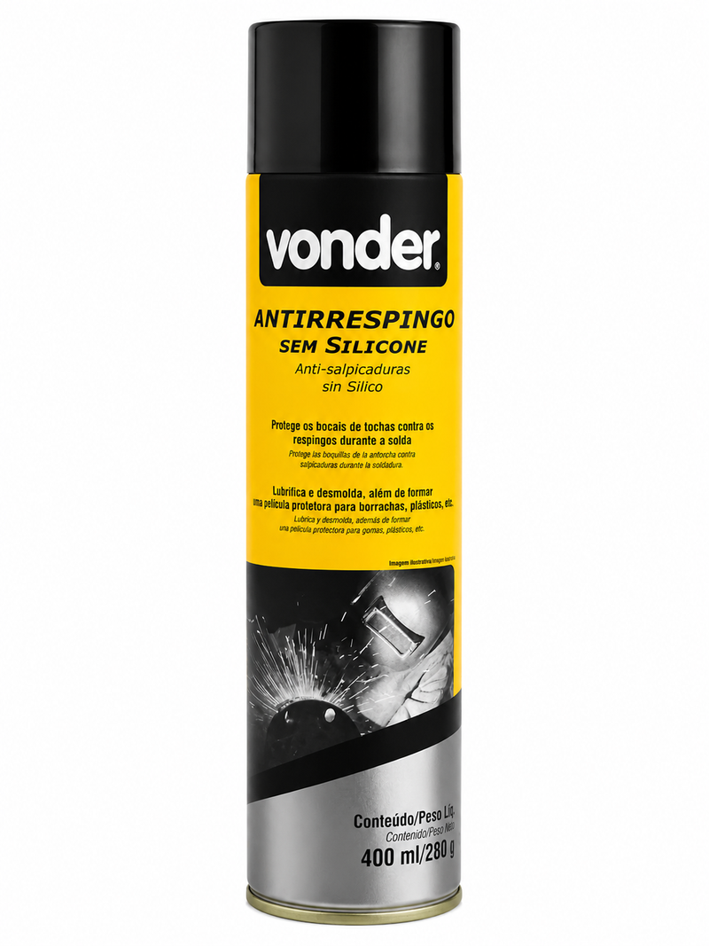Antirrespingo Spray Sem Silicone 280g Vonder