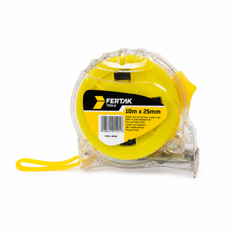 TRENA TRANSPARENTE 10 M X 25 MM