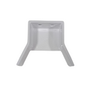 Espera Batente P/ Portão Aluminio Fechada 70MM - PINT BRANCO