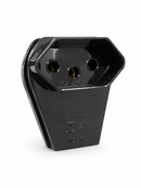 Plugue Fêmea 2P+T 10A 250V Preto-Pezzi