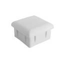 B603 - PONTEIRA QUADRADA INTERNA 20X20 BRANCA PLASTICA (RETA)