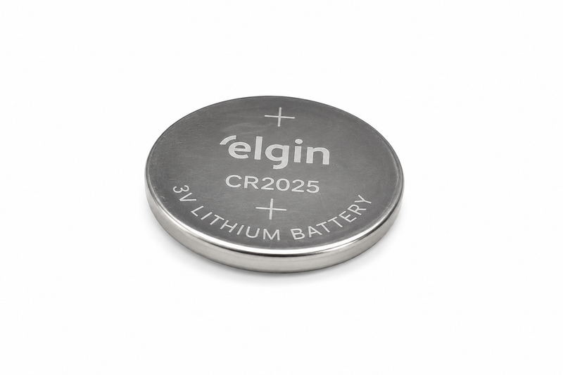 PILHA BATERIA BOTAO LITIO 3V CR 2025 2,5mmx20mm ELGIN