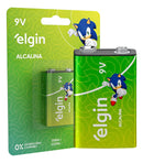 PILHA ALCALINA 9V 6LR61 BLISTER COM 1UN ELGIN
