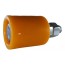 GUIA LATERAL NYLON 28MM X 35MM COMP. C/ PARAFUSO 3/8 X 2 E DUAS PORCAS