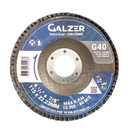 10 DISCOS FLAP ZIRCONIO AZUL 4.1/2 G40 GALZER