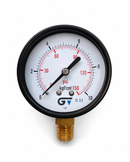 Manômetro Carbono Genebre 1/4 NPT 0-150 PSI Ø63mm