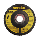 FLAP DISC CONICO 4.1/2" G 60(C.FIBRA) VONDER