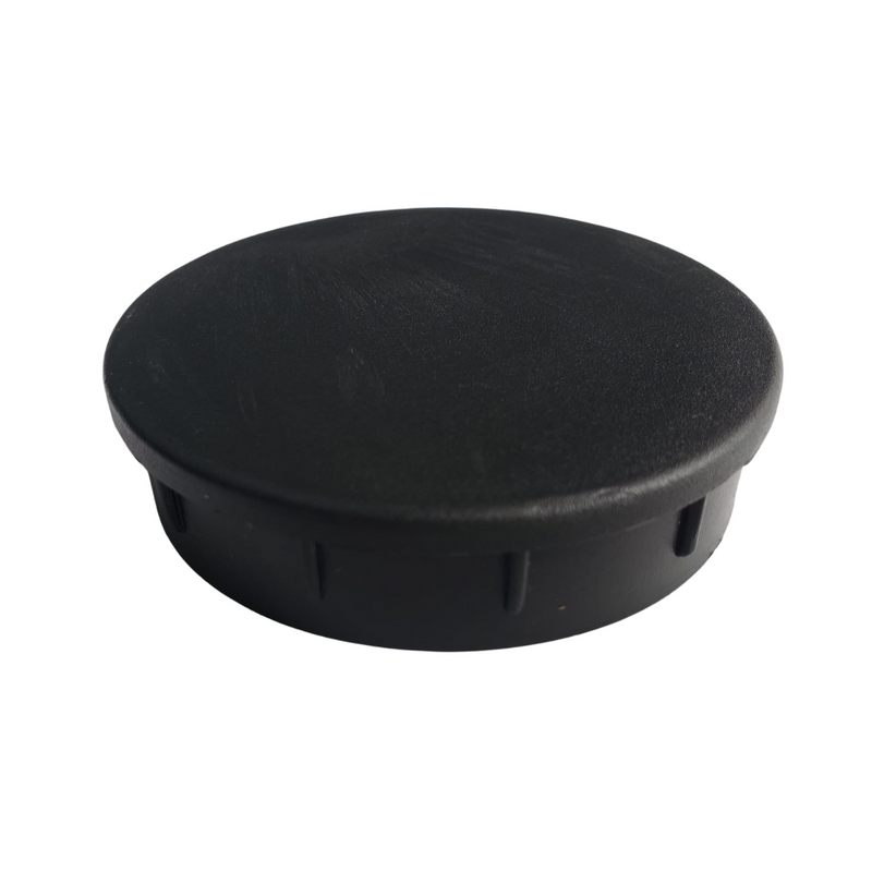 P529 - PONTEIRA REDONDA 3" INTERNA PLASTICA PRETA (RETA)