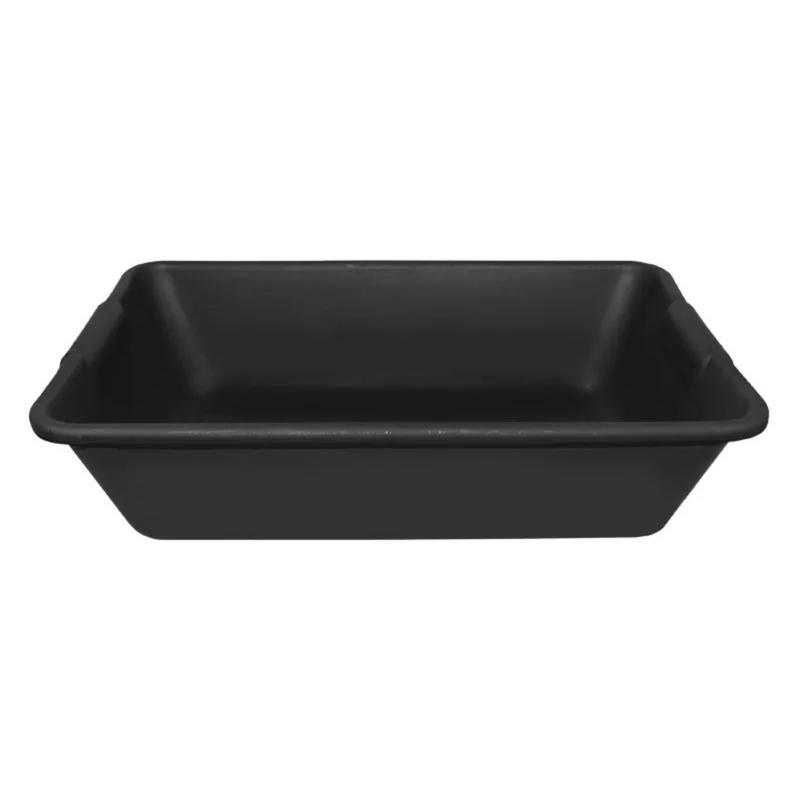 CAIXA PARA PEDREIRO PLASTICA PRETA 61 X 38 X 14CM 20L