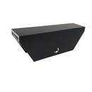 Caixa para Roldana Aluminio preto 25mm
