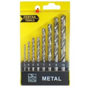 JOGO DE BROCAS METAL 8 PECAS - FERTAK
